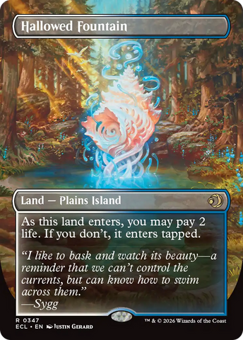 Hallowed Fountain (Borderless) [Lorwyn Eclipsed]