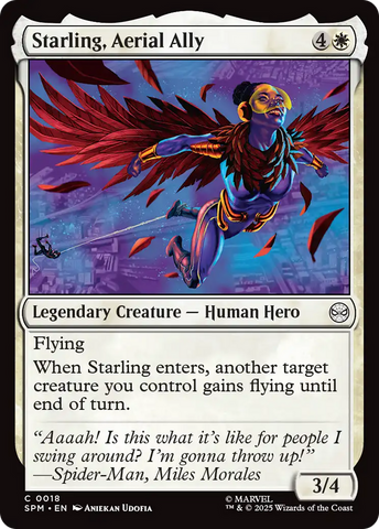 Starling, Aerial Ally [Marvel's Spider-Man]
