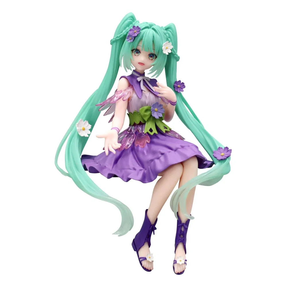 Furyu USA (AMU-SHP2925) Hatsune Miku Noodle Stopper Figure Flower Fairy Cosmos Purple Color Ver.