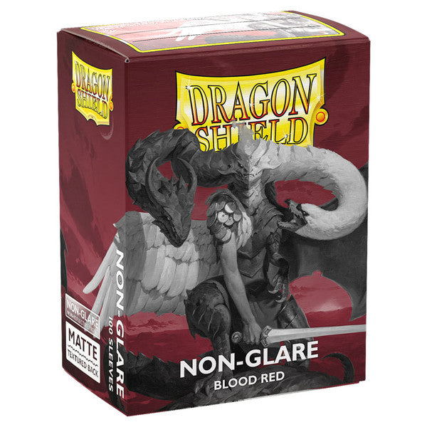 Dragon Shield: Matte Non-glare: Blood Red (100ct)
