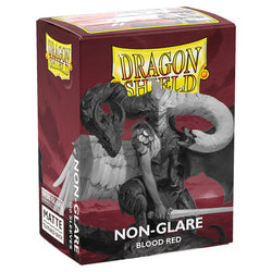 Dragon Shield: Matte Non-glare: Blood Red (100ct)