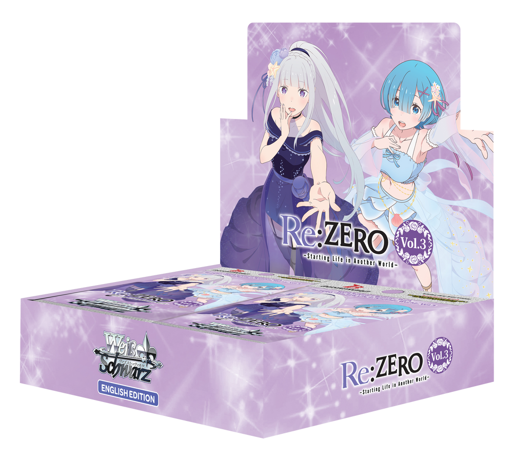 Weiss Schwarz: Booster: Re:zero Starting Life In Another World Volume 3 Booster Box