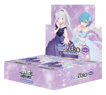 Weiss Schwarz: Booster: Re:zero Starting Life In Another World Volume 3 Booster Box