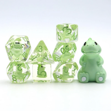 Baby T-Rex RPG Dice Set