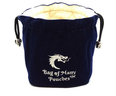 Bag of Many Pouches RPG DnD Dice Bag: Blue