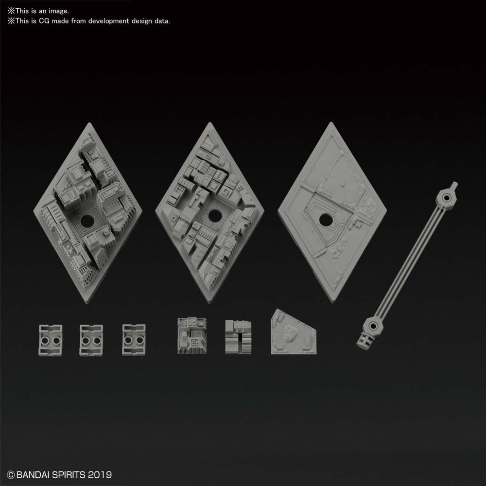 Bandai Spirits 30 Minute Missions #04 1/144 Customize Scene Base (Landscape Version)