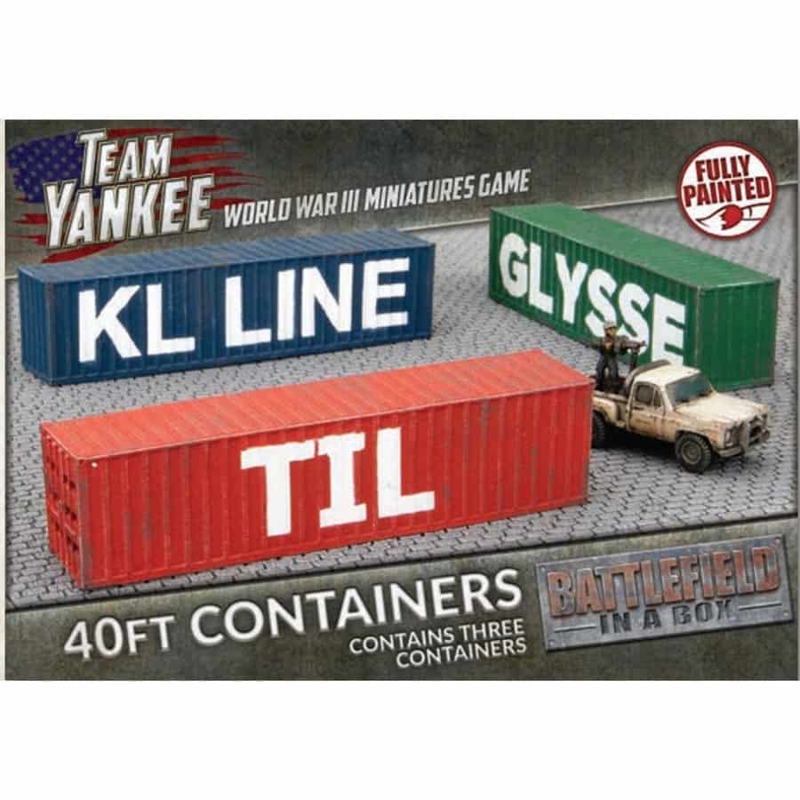 Battlefield In A Box: Modern Bundles: WWII 40 Foot Containers