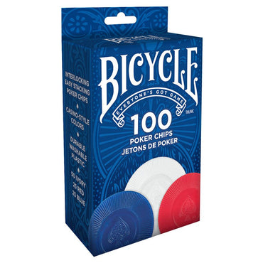 Bicycle: Poker Chips: 2 Gram Plastic (100)