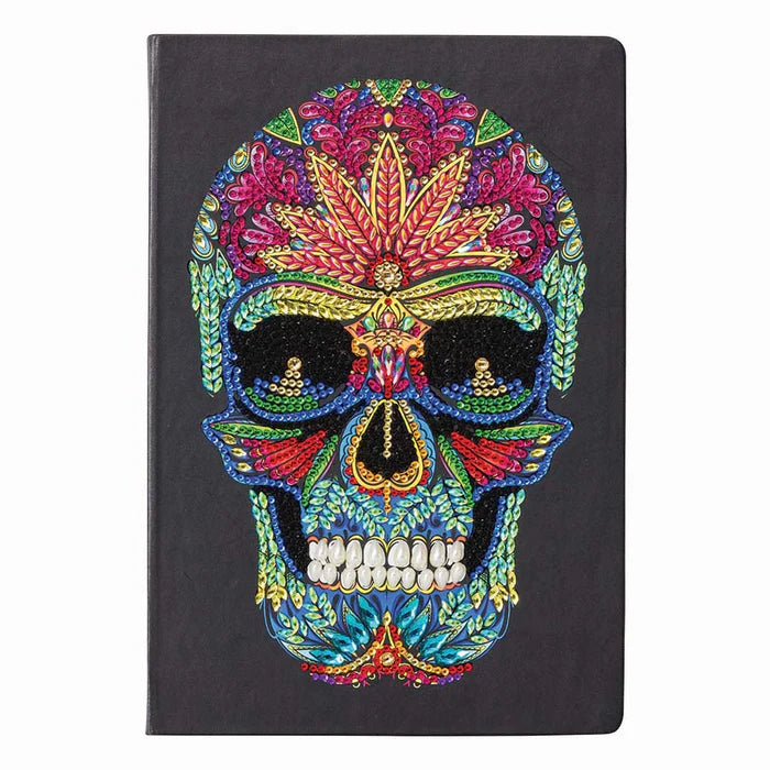 Crystal Art Notebook Kit: Skull