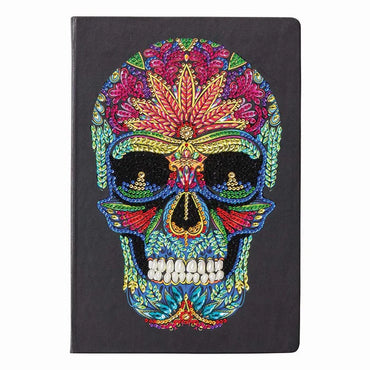 Crystal Art Notebook Kit: Skull