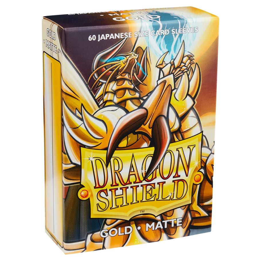 Dragon Shield Sleeves: Japanese Matte Gold (Box Of 60)