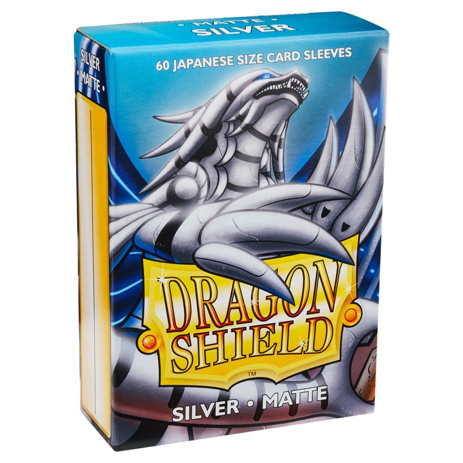 Dragon Shield Sleeves: Japanese Matte Silver (Box Of 60)