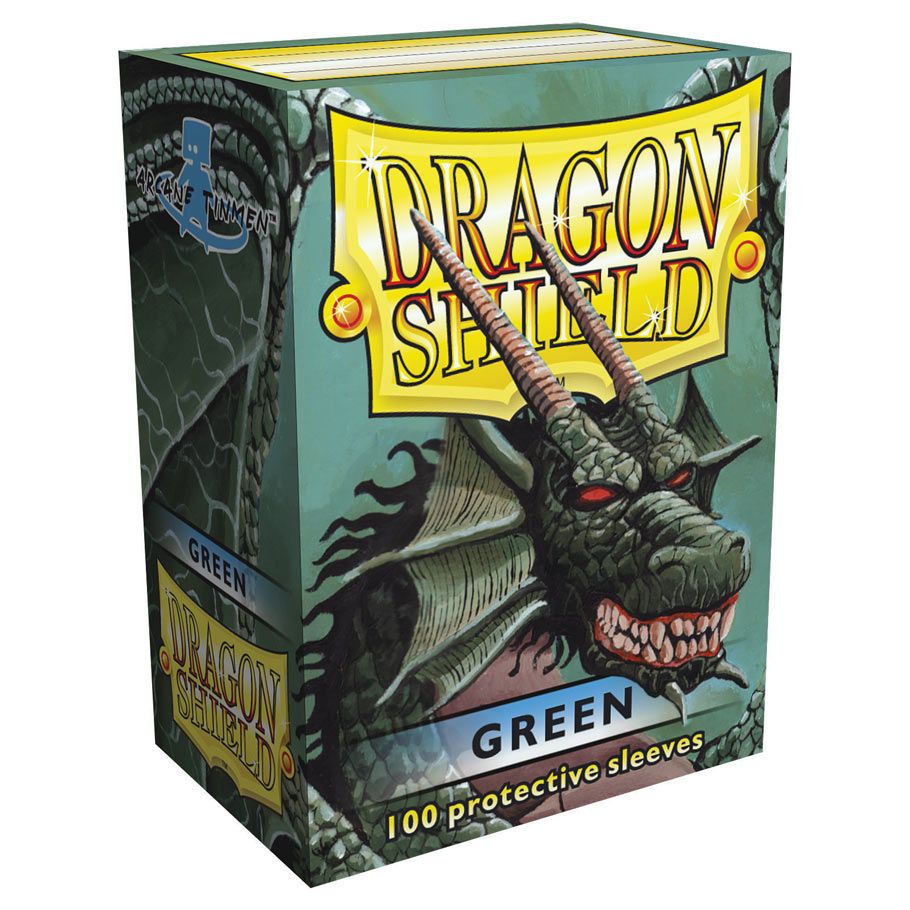 Dragon Shield Sleeves: Green (Box Of 100)