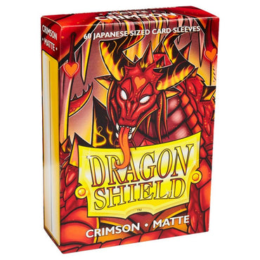 Dragon Shield Sleeves: Japanese Matte Crimson (Box Of 60)