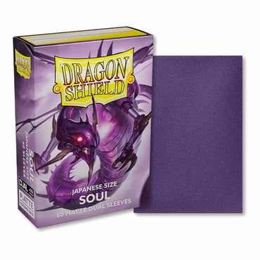 Dragon Shield: Dual Matte Japanese: Metallic Purple-Soul (60ct)