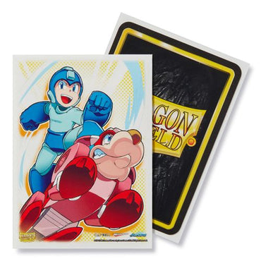 Dragon Shield Sleeves: Art Classic - Mega Man And Rush (Box Of 100)