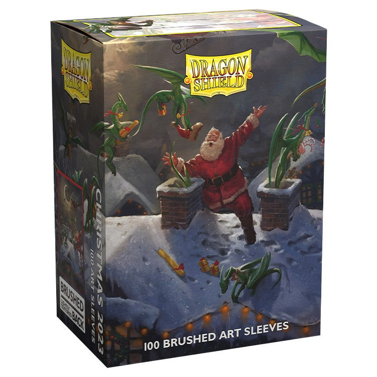 Dragon Shield Sleeves: Brushed Art Christmas 2023 (Box Of 100)