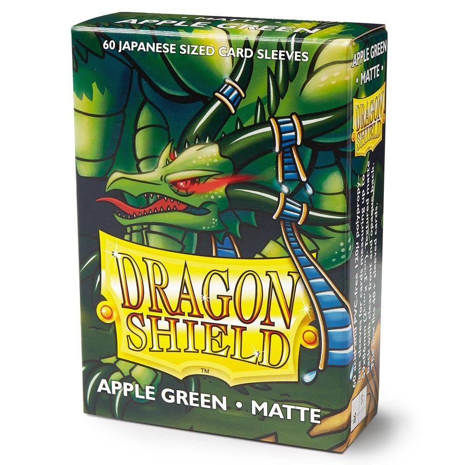 Dragon Shield Sleeves: Japanese Matte Apple Green (Box Of 60)
