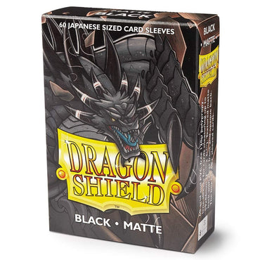 Dragon Shield Sleeves: Japanese Matte Black (Box Of 60)