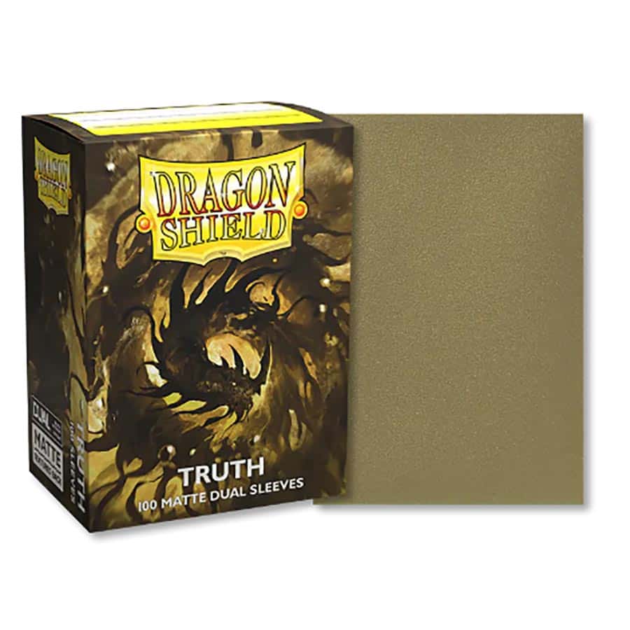 Dragon Shield Sleeves: Japanese Matte Dual Golden Gleam Metallic: Truth (60ct)