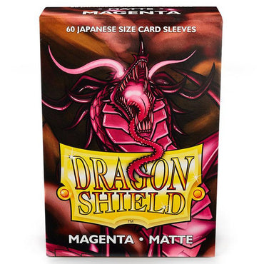 Dragon Shield Sleeves: Japanese Matte Magenta (Box Of 60)