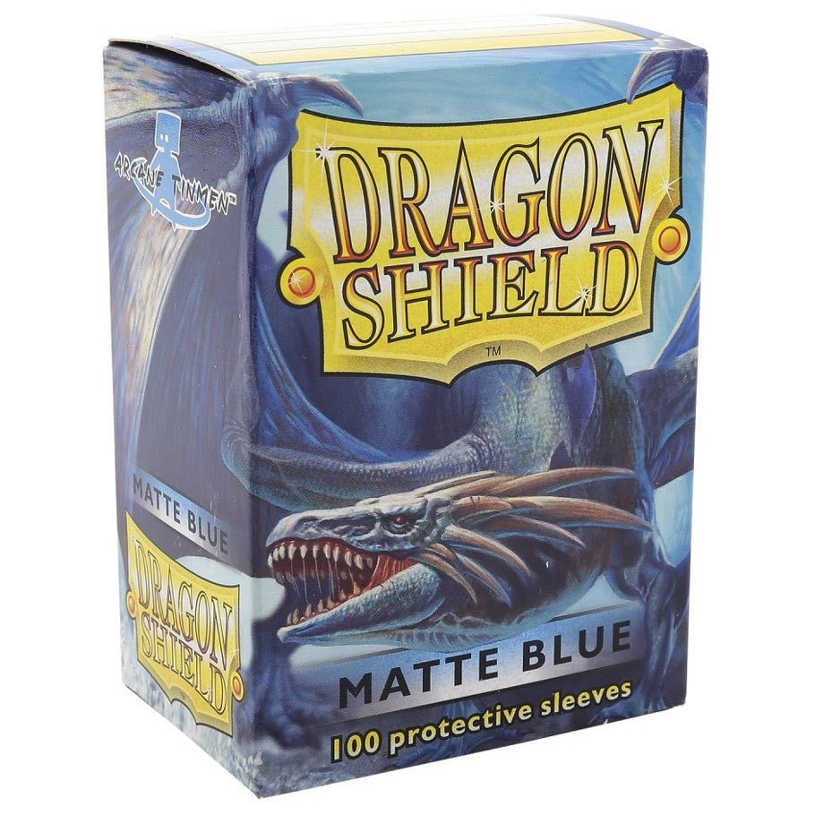 Dragon Shield Sleeves: Matte Blue (Box Of 100)