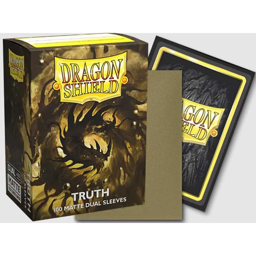 Dragon Shield Sleeves: Matte Dual Golden Gleam Metallic: Truth (100ct)