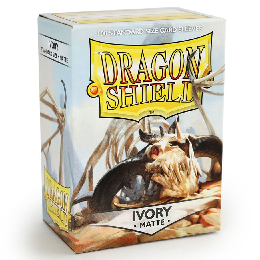 Dragon Shield Sleeves: Matte Ivory (Box Of 100)