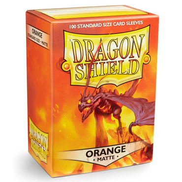 Dragon Shield Sleeves: Matte Orange (Box Of 100)