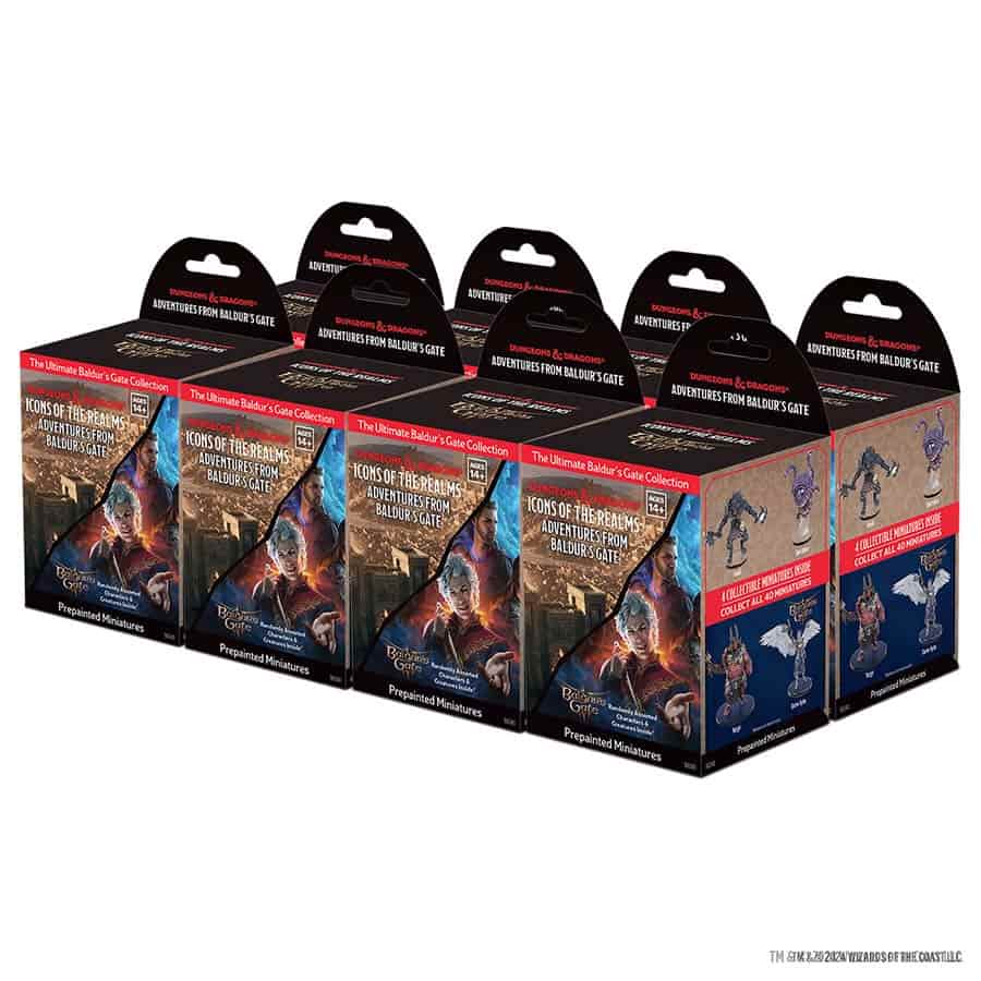 Dungeons And Dragons: Icons Of The Realms Miniatures (Set 35): Adventures From Baldur's Gate Booster