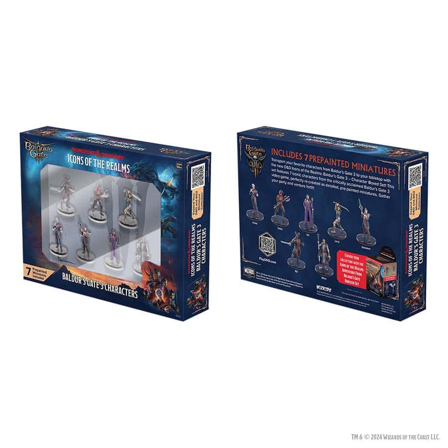 Dungeons And Dragons: Icons Of The Realms Miniatures (set 35): Adventures From Baldur's Gate Character Boxed Set
