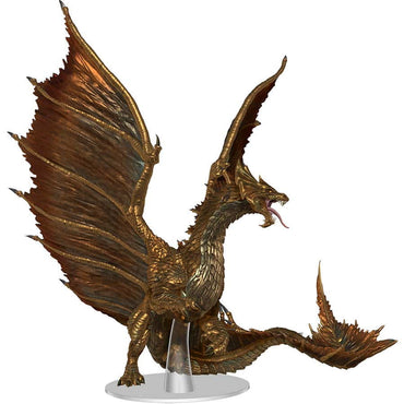 Dungeons And Dragons Miniatures: Icons Of The Realms: Adult Brass Dragon Premium Figure