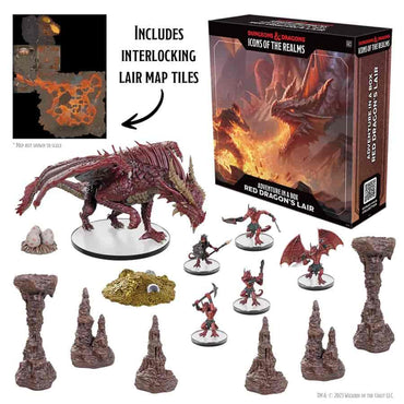 Dungeons And Dragons Miniatures: Icons Of The Realms: Adventure In A Box: Red Dragon's Lair