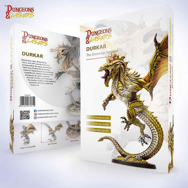 Dungeons And Lasers: Dragon Miniatures: Durkar