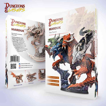 Dungeons And Lasers: Dragon Miniatures: Marduk