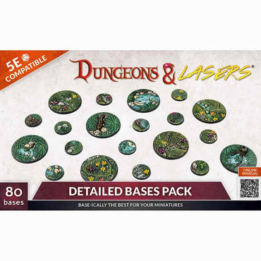 Dungeons And Lasers: Miniatures: Detailed Bases Pack
