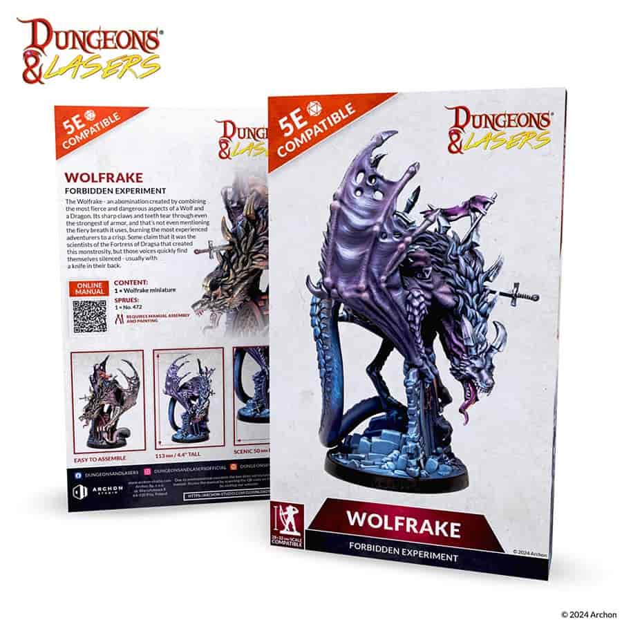 Dungeons And Lasers: Miniatures: Deuslair: Wolfrake