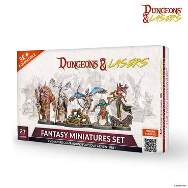 Dungeons And Lasers: Miniatures: Fantasy Miniatures Set