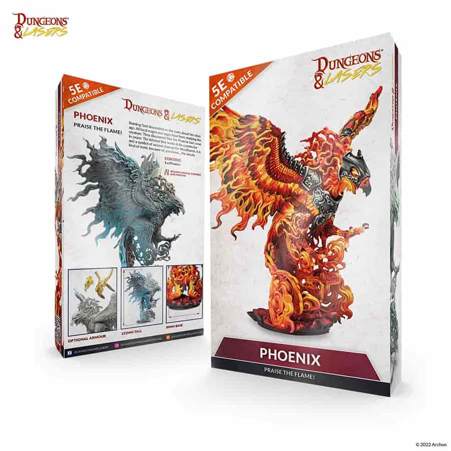 Dungeons And Lasers: Miniatures: Phoenix