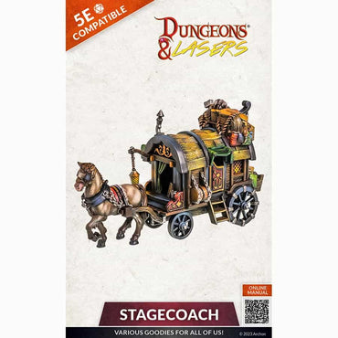 Dungeons And Lasers: Miniatures: Stagecoach