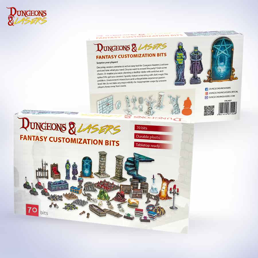 Dungeons And Lasers: Terrain Expansion Sets: Fantasy Customization Bits