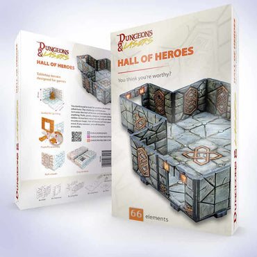 Dungeons And Lasers: Terrain Expansion Sets: Hall Of Heroes