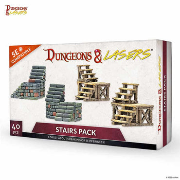 Dungeons And Lasers: Terrain Expansion Sets: Stairs Pack