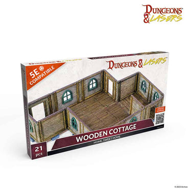 Dungeons And Lasers: Terrain Expansion Sets: Wooden Cottage