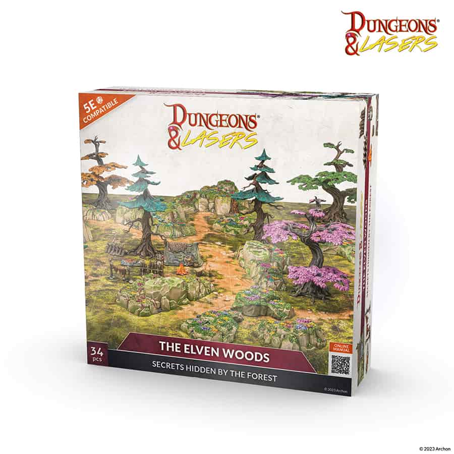 Dungeons And Lasers: Terrain Starter Sets: The Elven Woods