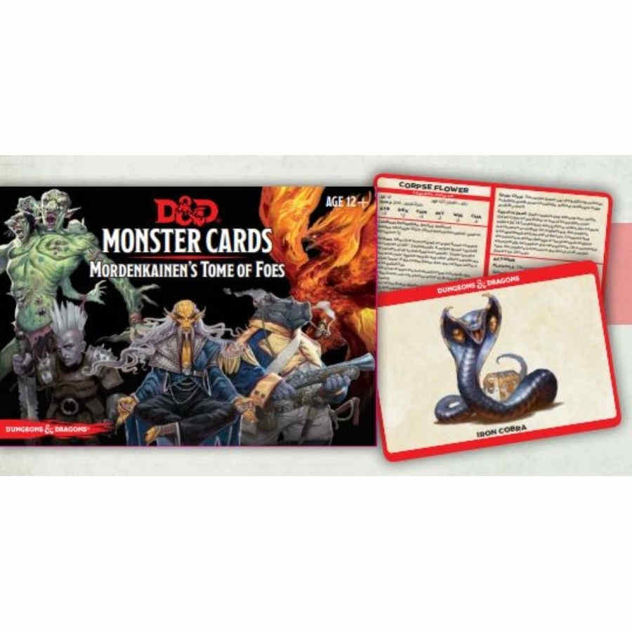 Dungeons And Dragons Monster Cards - Mordenkainen's Tome Of Foes