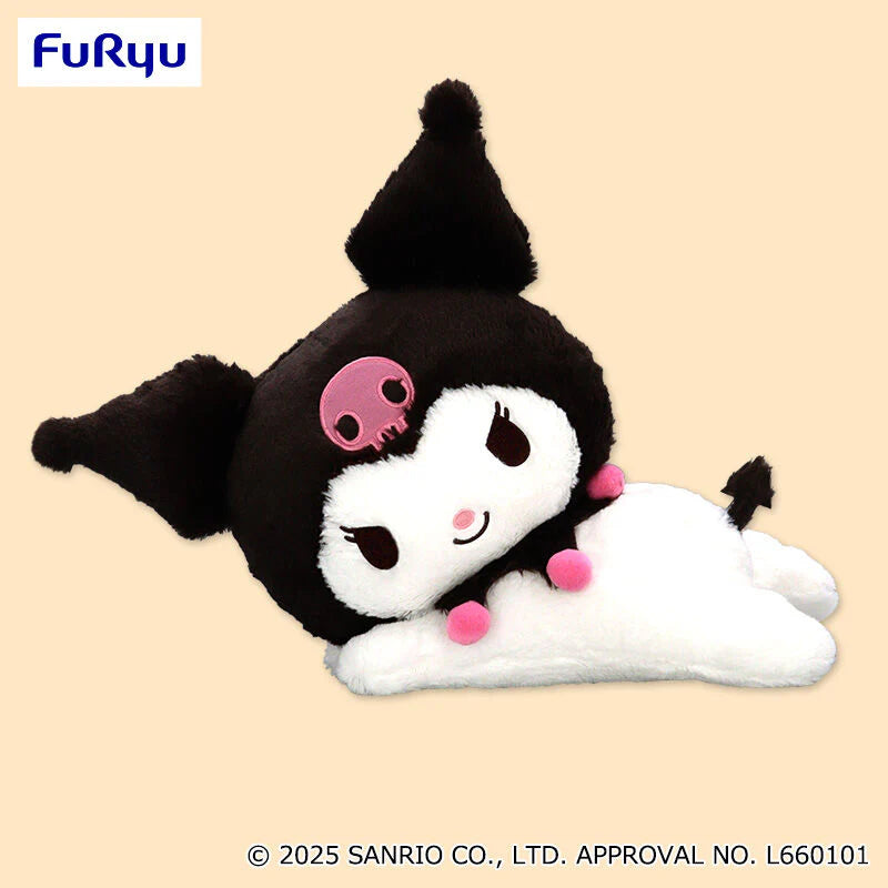Sanrio Kuromi Sleeping Day Super BIG Plush, 12.6"