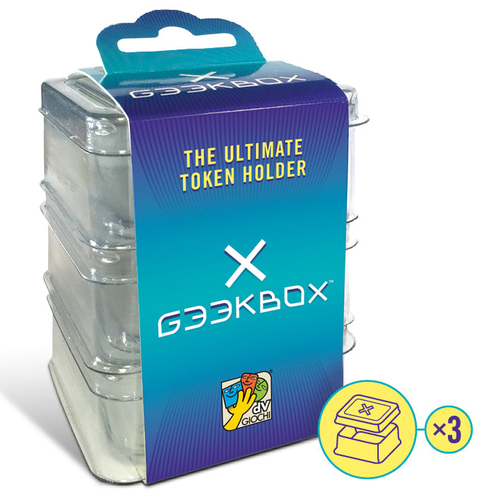 Geekbox Clear Plastic Token Storage Box/Lid (3 pk)