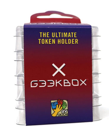 Geekbox: Slim Size - Clear Plastic Token Storage Box/Lid (4 pk)