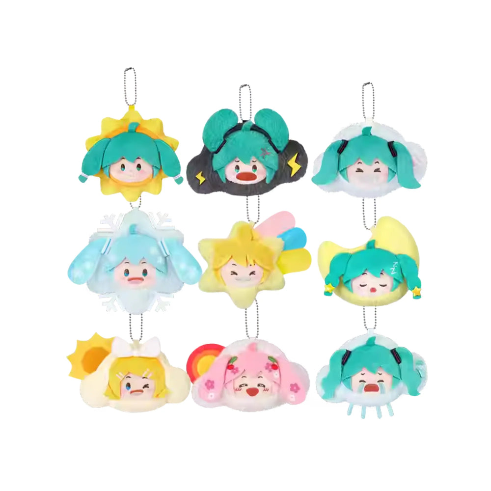 Hatsune Miku Weather & Mood Series Big Head Plush Pendant Blind Box